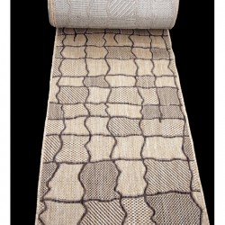 Синтетична килимова доріжка ILLUSION OUTDOOR 21 594 , BEIGE BROWN  - Висока якість за найкращою ціною в Україні